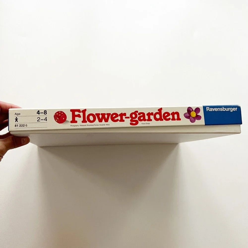 1985 Vtg Otto Maier Verlag Ravensburger Felt Flower Garden Game - Complete EUC!
